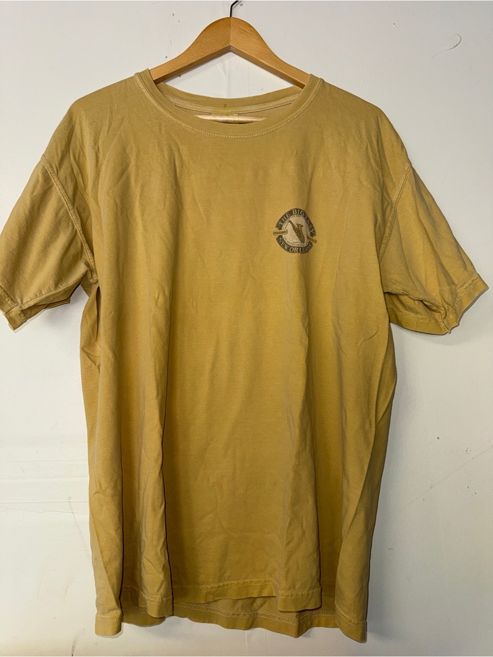 Comfort Colors Men's Short Sleeve Tee in Mustard Gold